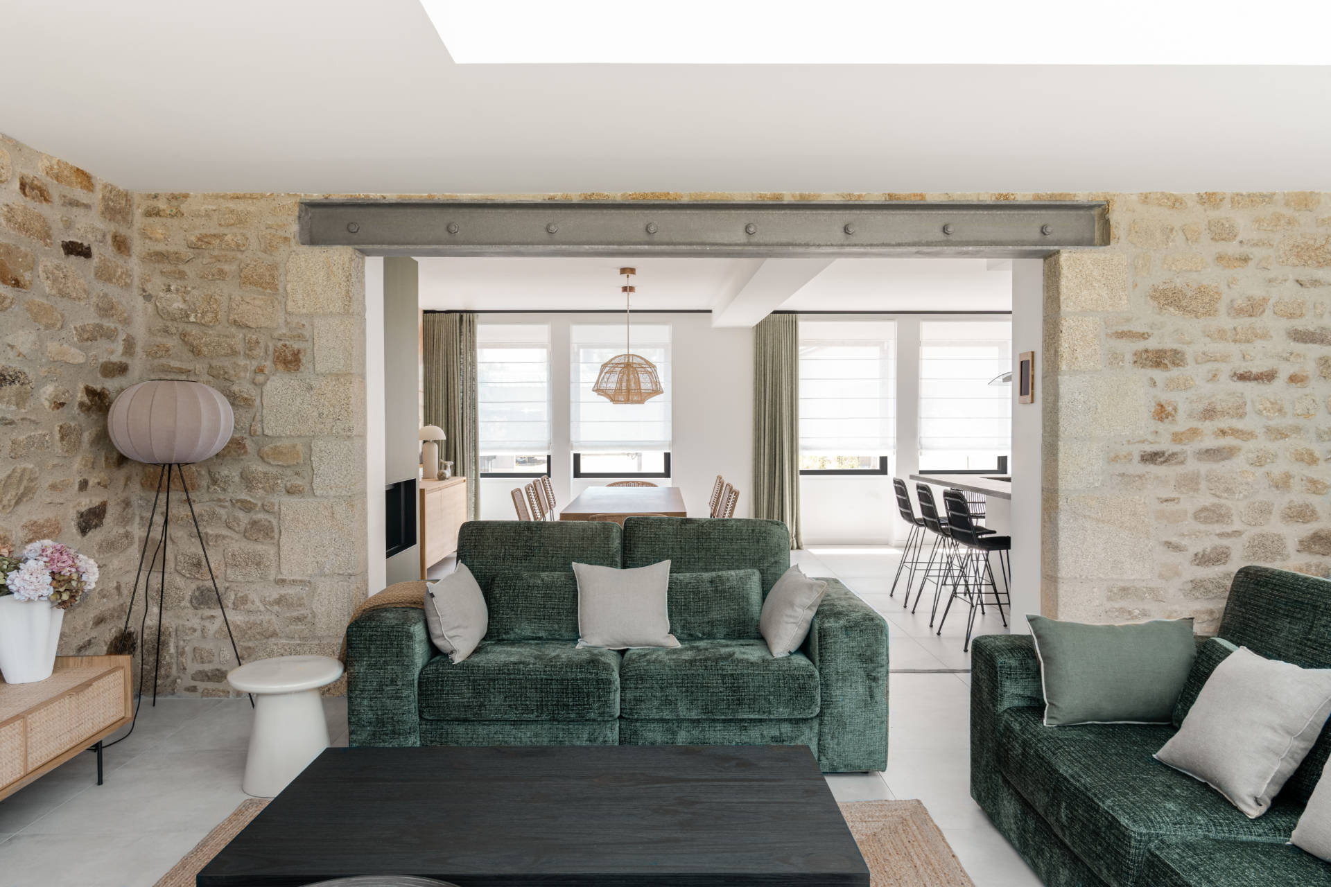 Projet Keramzec – Rénovation d’une maison en pierre en Bretagne par Anne Solenn Cherat Décoratrice UFDI sur Lorient, Vannes, Morbihan.