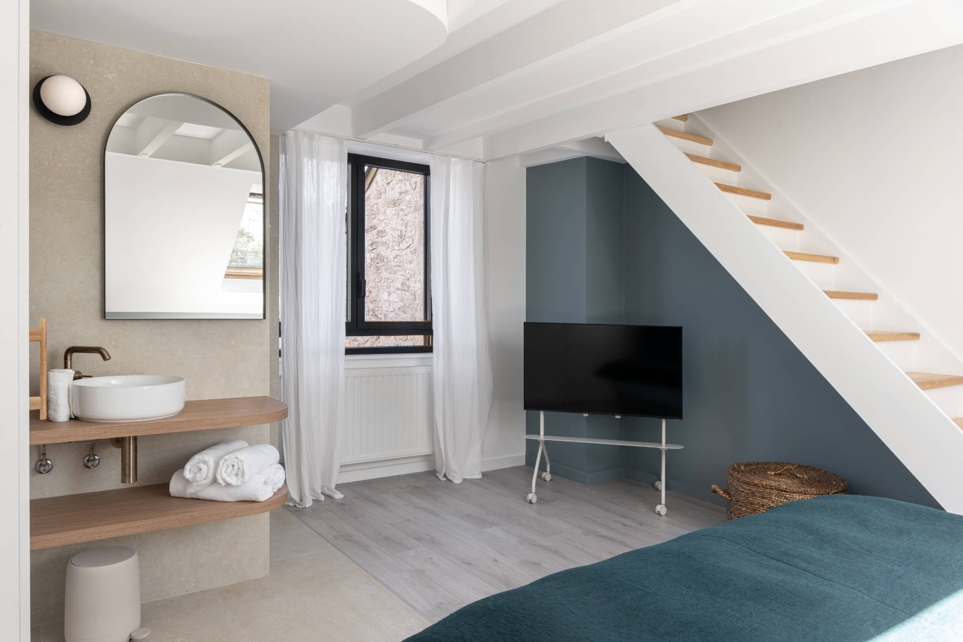 Projet Keramzec – Rénovation d’une maison en pierre en Bretagne par Anne Solenn Cherat Décoratrice UFDI sur Lorient, Vannes, Morbihan.