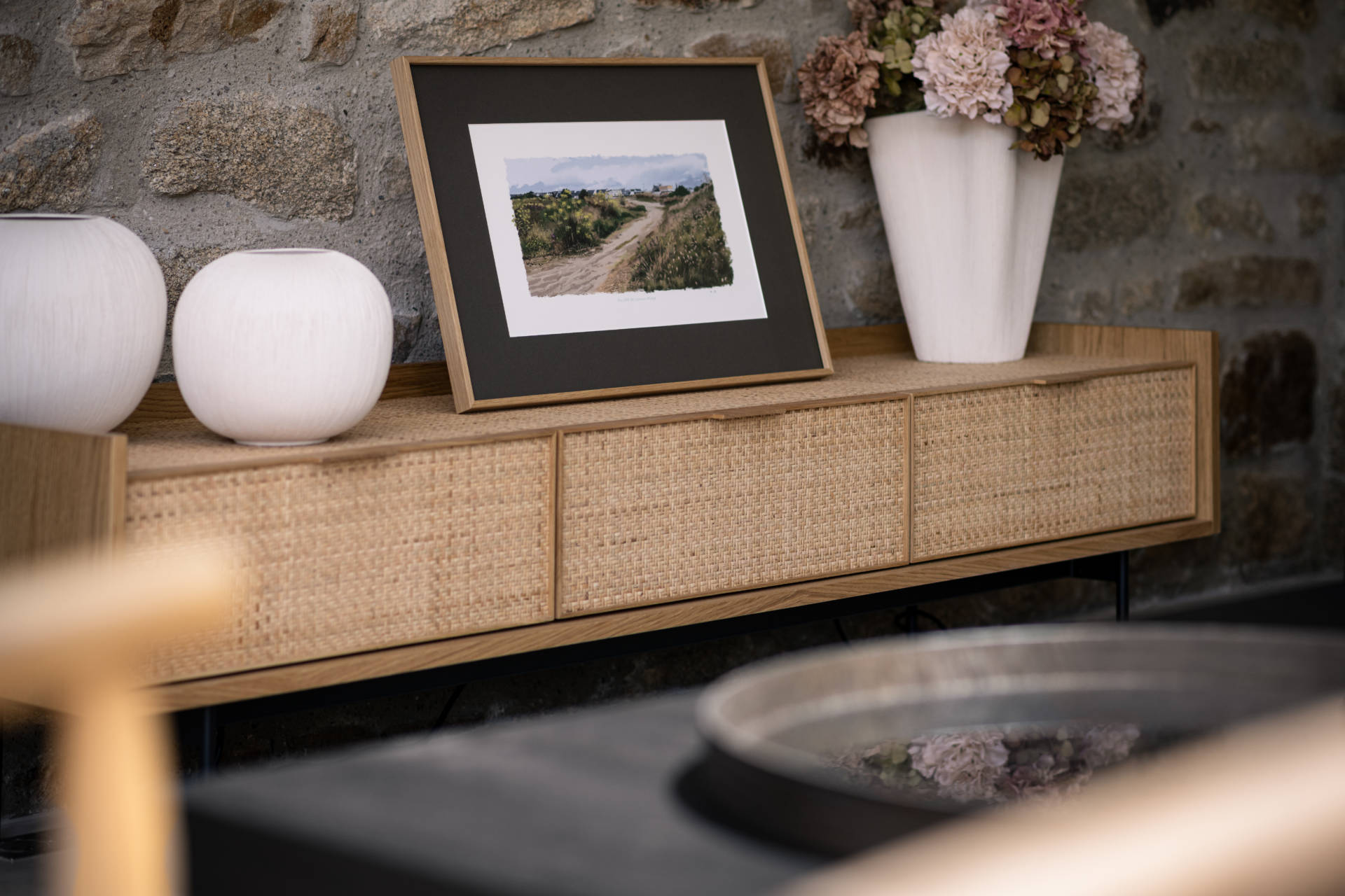 Projet Keramzec – Rénovation d’une maison en pierre en Bretagne par Anne Solenn Cherat Décoratrice UFDI sur Lorient, Vannes, Morbihan.