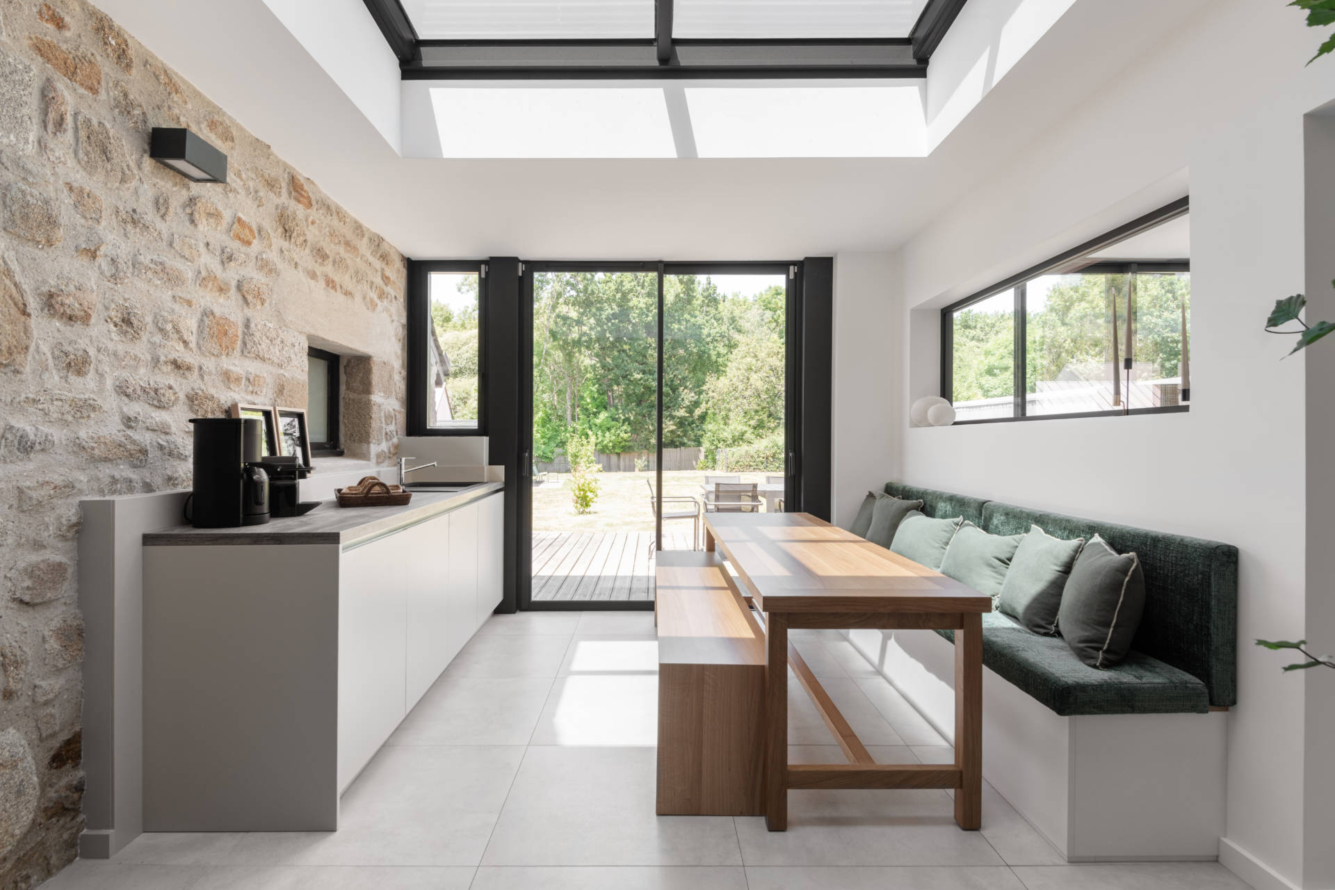 Projet Keramzec – Rénovation d’une maison en pierre en Bretagne par Anne Solenn Cherat Décoratrice UFDI sur Lorient, Vannes, Morbihan.